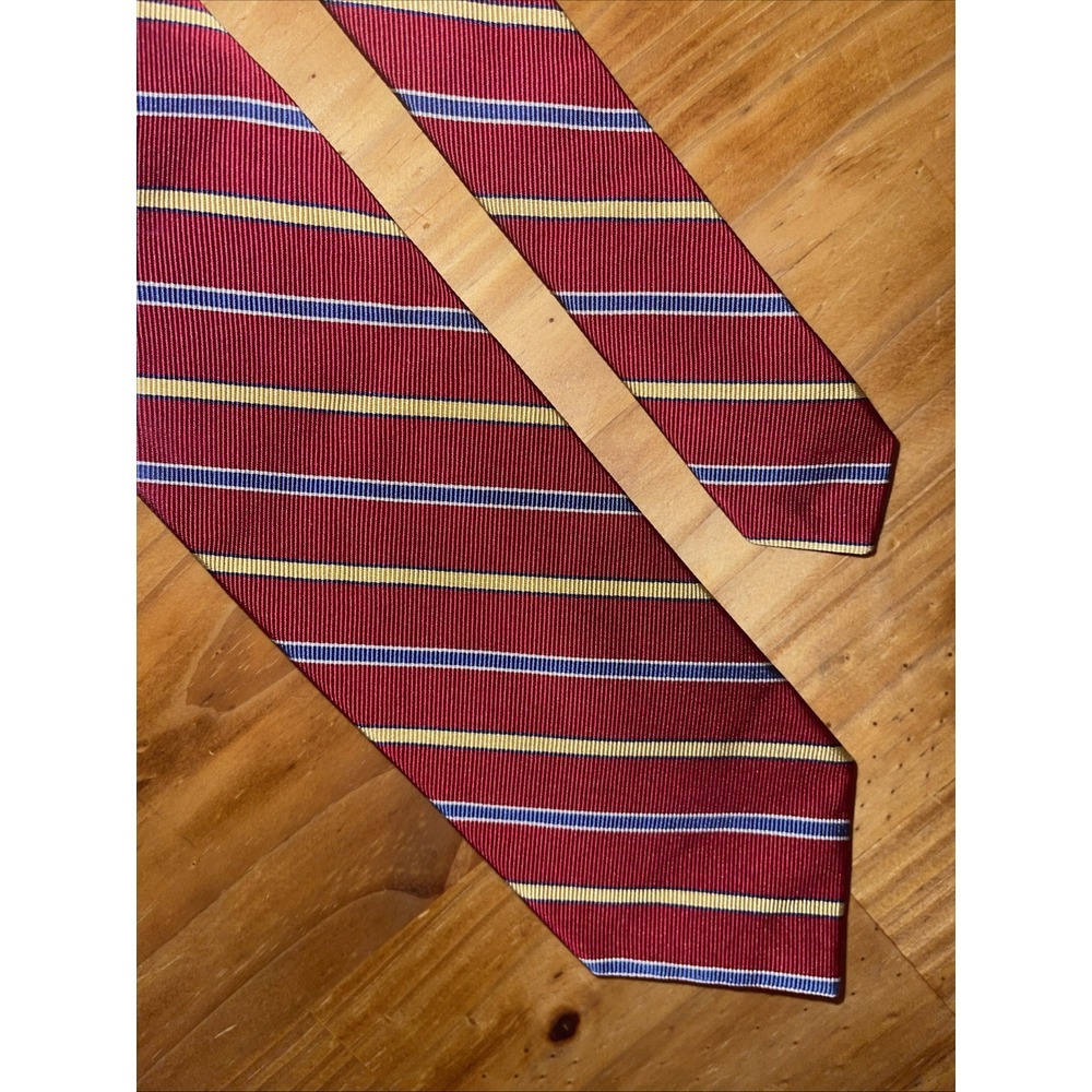 Rooster Repp Neck Tie Men‎ Red Stripes Colorful Business Wedding Meetings Resort